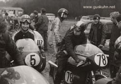 Gus Kuhn Norton's first outing at Lydden