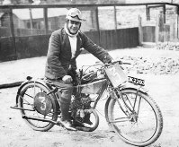 Gus Kuhn at the 1922 TT