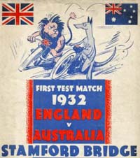 Programme Cover 4 June 1932