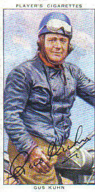 John Player cards 'Speedway Riders' No 25 Gus Kuhn