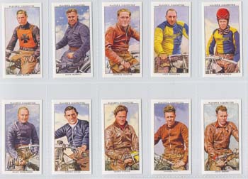 John Player cards 'Speedway Riders' Nos 31-40